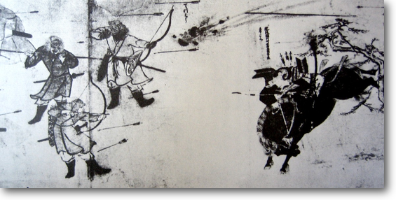 蒙古襲来の図「鎌倉時代」