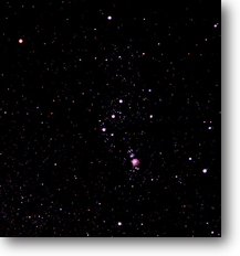 オリオン座とM42星雲